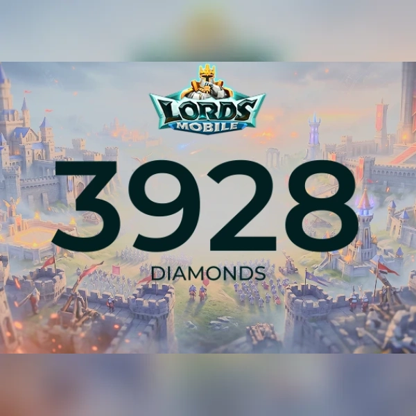Lords Mobile - 3928 Diamonds Direct Top-Up - GLOBAL