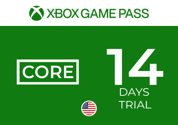 Xbox Game Pass Core 14 days Trial Xbox Game Pass Core 14 days Trial