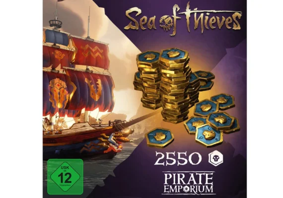 Sea of Thieves Captainâ€™s Ancient Coin Pack â€“ 2550 Coins (PC/Xbox One/Xbox Series X|S)