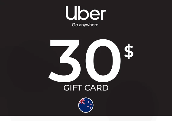 Uber Rides Gift Card Gift Card 30 NZD