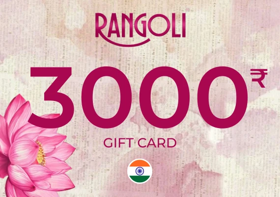 Rangoli Sarees Gift Card 3000 INR