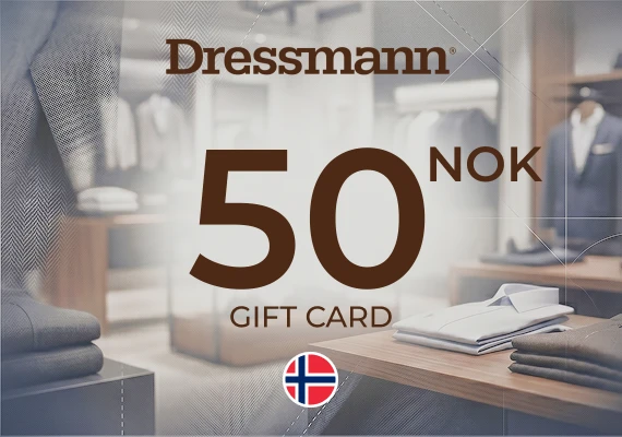 Dressmann Gift Card 50 NOK