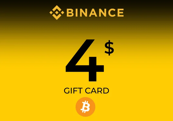 Binance Gift Card (BTC) 4 USD