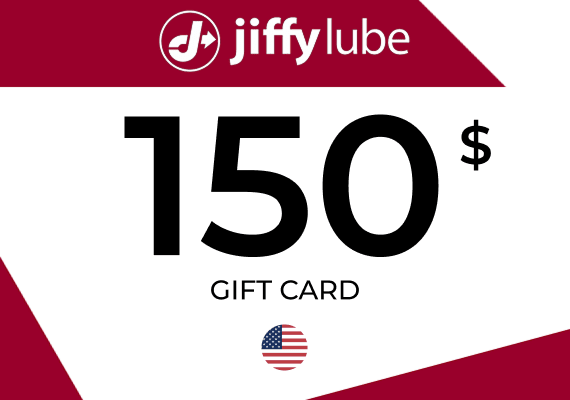 Jiffy Lube Gift Card 150 USD