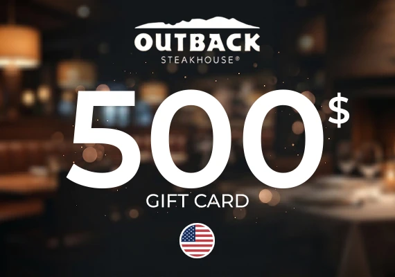 Outback Steakhouse Gift Card 500 USD