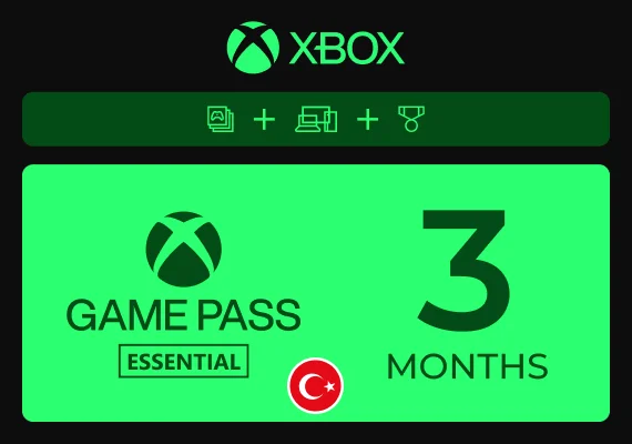 Xbox Game Pass Core (Essential) 3 Months  Xbox Game Pass Core (Essential) 3 Months