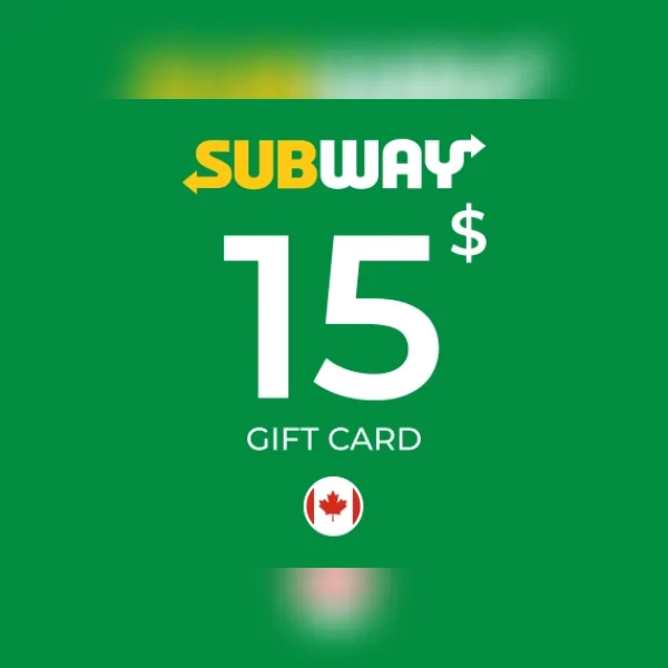 Subway Gift Card 15 CAD Key - CANADA