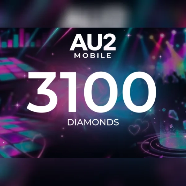 AU2 Mobile - 3100 Diamonds Direct Top-Up - GLOBAL