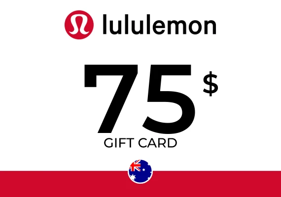 LULULEMON Gift Card 75  AUD