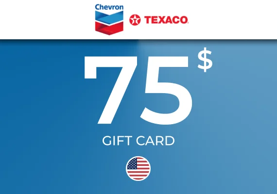 Chevron and Texaco USA Gift Card 75 USD