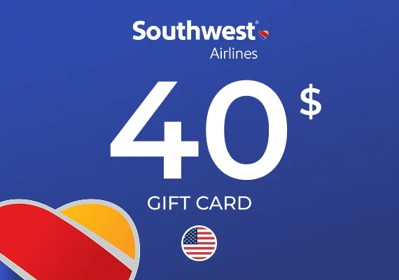 Southwest Airlines Gift Card 40 USD