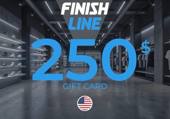 Finish Line Gift Card 250 USD