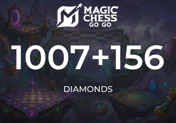 Magic Chess: Go Go - 1007 + 156 Diamonds