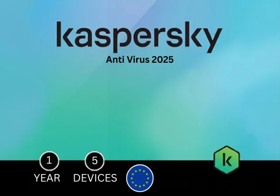 Kaspersky Anti Virus 2025 (1 Year / 5 Devices)