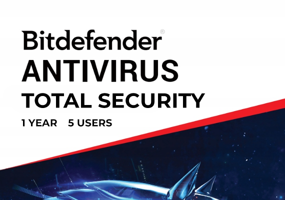 Bitdefender Total Security 2021 1 Year 5 Device