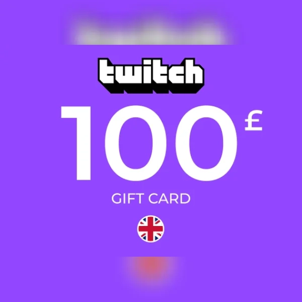 Twitch Gift Card 100 GBP Key - UNITED KINGDOM