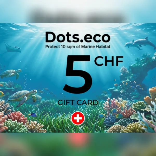 Dots.eco - Protect 10 sqm of Marine Habitat Gift Card 5 CHF Key - SWITZERLAND