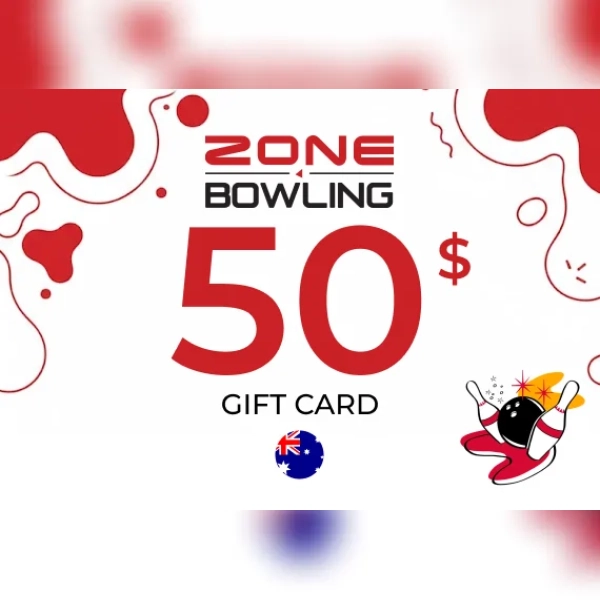 Zone Bowling Gift Card 50 AUD Key - AUSTRALIA
