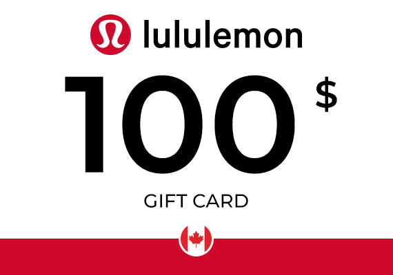 Lululemon Gift Card 100 CAD