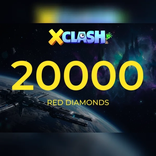 X-Clash - 20,000 Red Diamonds Direct Top-Up - GLOBAL