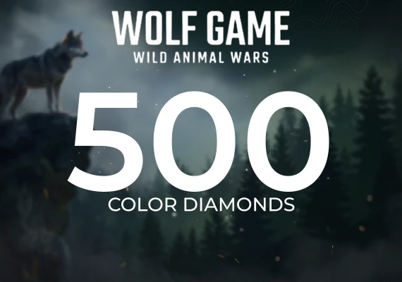 Wolf Game: Wild Animal Wars - 500 Color Diamonds