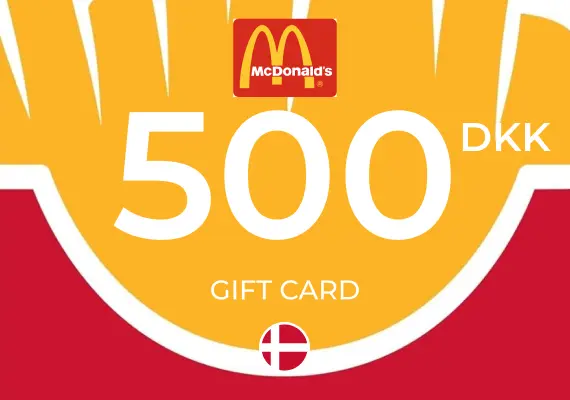 McDonald's Gift Card 500 DKK