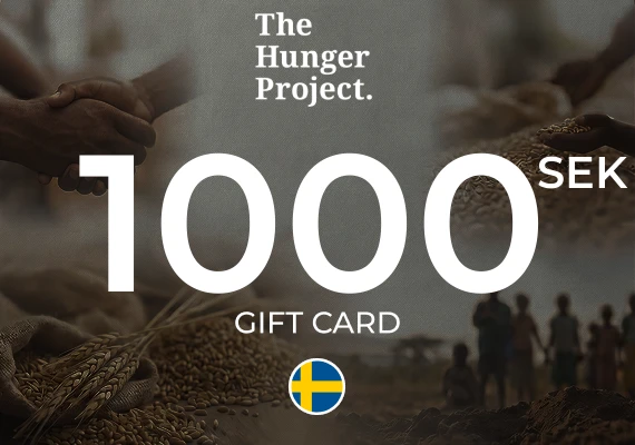 Hungerprojektet Gift Card 1000 SEK