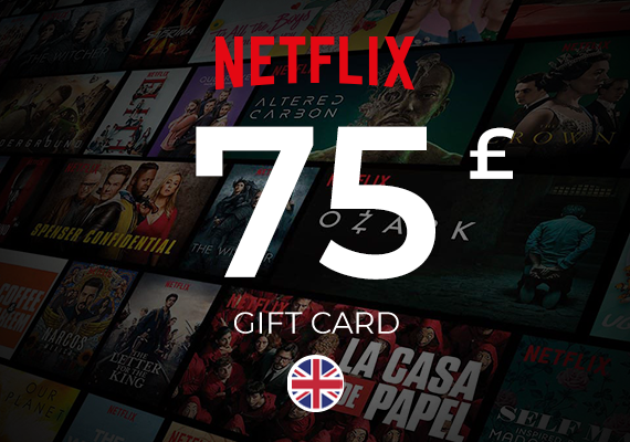 Netflix Gift Card 75 GBP Netflix Gift Card 75 GBP