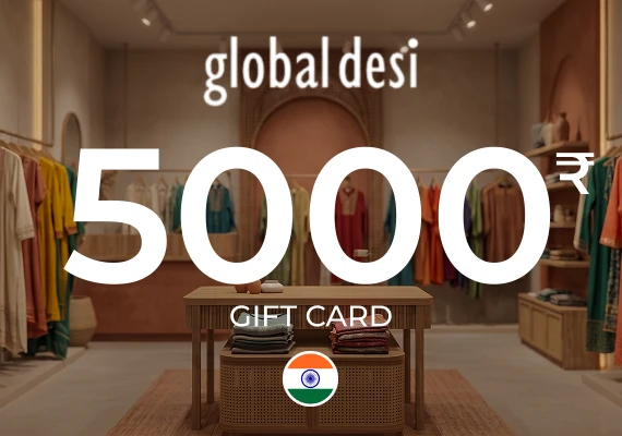 Global Desi Gift Card 5000 INR
