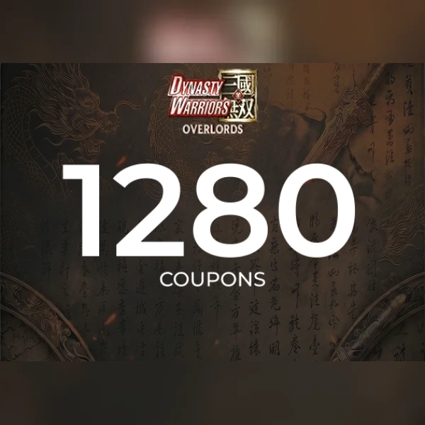 Dynasty Warriors Dynasty Warriors: Overlords - 1280 Coupons Direct Top-Up - Global