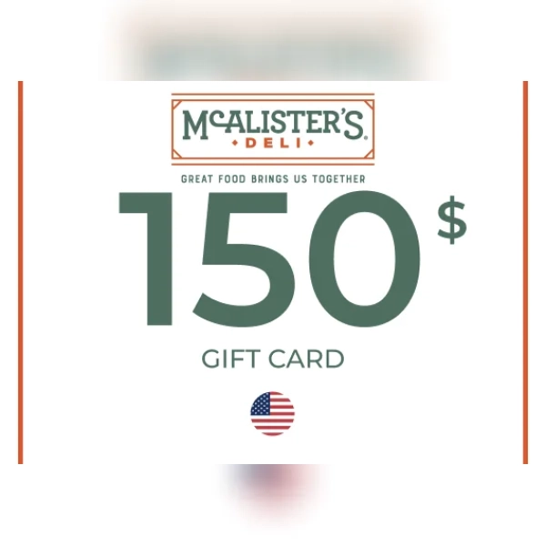McAlister’s Gift Card 150 USD Key - UNITED STATES