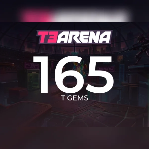 T3 Arena - 165 T Gems Direct Top-Up - GLOBAL