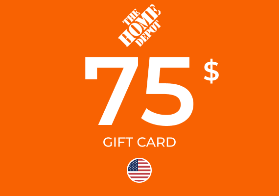 The Home Depot Gift Card 75 USD