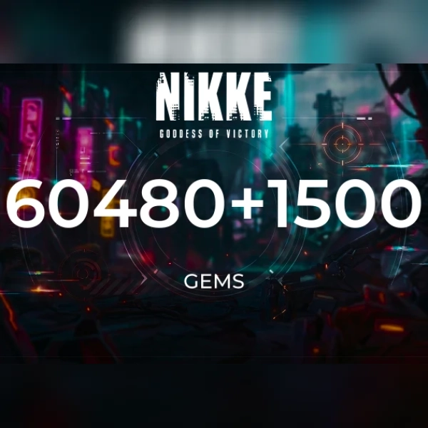 Goddess of Victory: Nikke - 60480 + 1500 Gems Direct Top-Up - GLOBAL