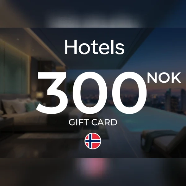 Hotels Online Gift Card 300 NOK Key - NORWAY