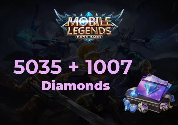 Mobile Legends 5035 Diamonds + 1007 Bonus