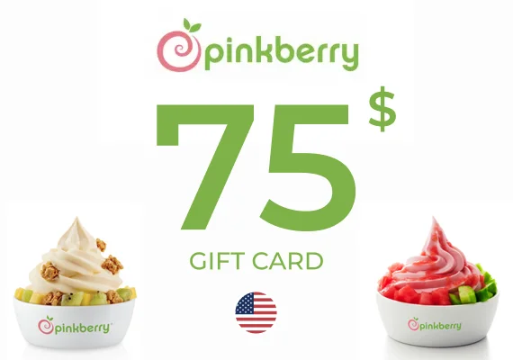 Pinkberry Gift Card 75 USD