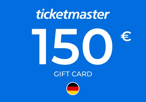 Ticketmaster Gift Card 150 EUR