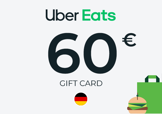 Uber Eats Gift Card 60 EUR (DE) Uber Eats Gift Card 60 EUR (DE)