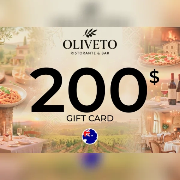Oliveto Ristorante & Bar Gift Card 200 AUD Key - AUSTRALIA