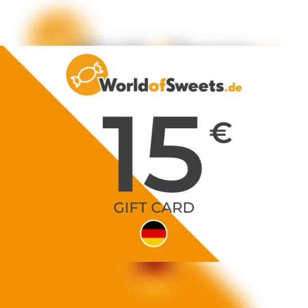 World of Sweets Gift Card 15 EUR Key - GERMANY