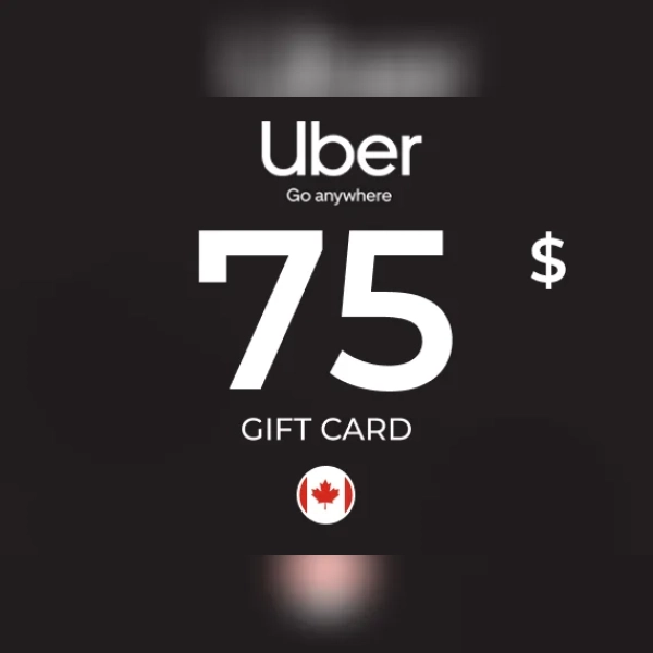 Uber Rides Gift Card 75 CAD Key - CANADA