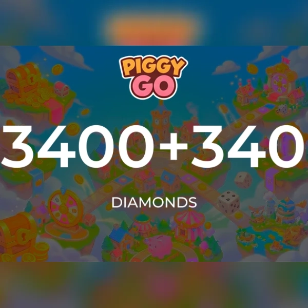 Piggy GO - 3400 + 340 Diamonds Direct Top-Up - GLOBAL