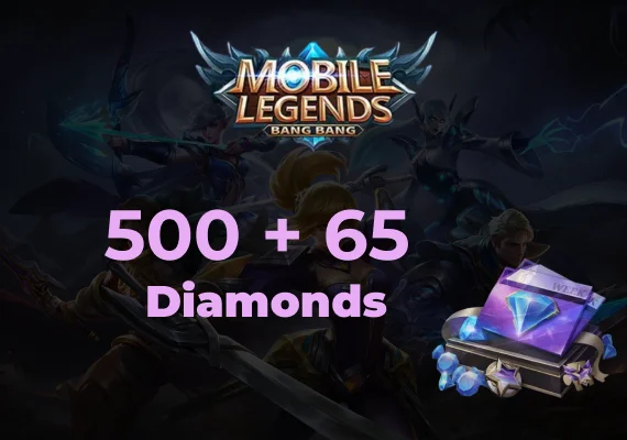 Mobile Legends 500 Diamonds + 65 Bonus