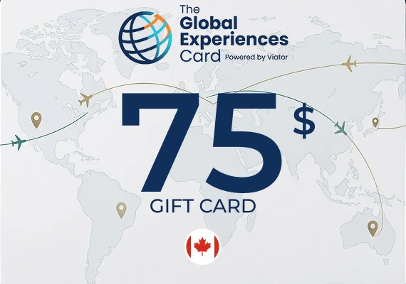 The Global Experiences Card Gift Card 75 CAD