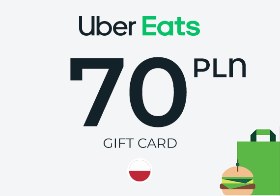 Uber Eats Gift Card 70 PLN
