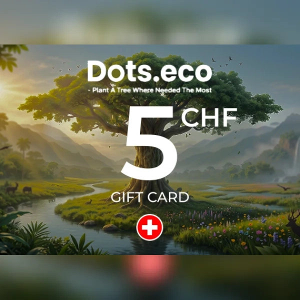 Dots.eco - Plant A Tree Where Needed The Most Gift Card 5 CHF Key - SWITZERLAND