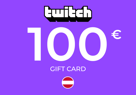Twitch Gift Card 100 EUR Twitch Gift Card 100 EUR