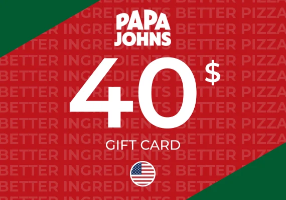 Papa Johns Gift Card 40 USD