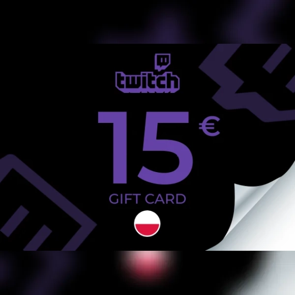 Twitch Gift Card 15 EUR Key - POLAND
